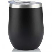 ARDESTO Термокухоль Compact Mug 350 мл, чорний, нержавіюча сталь