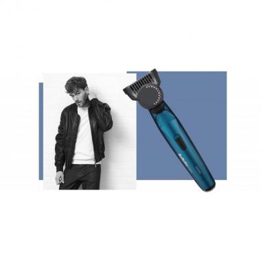 BaByliss Тример для стрижки бороды, 1 насадка, футляр, синий