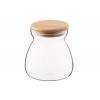 ARDESTO Jar Fresh Hourglass 700 ml, glass, bamboo
