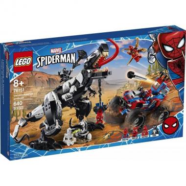 LEGO Конструктор Marvel Человек-Паук: Засада на веномозавра 76151