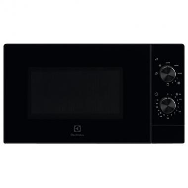 Electrolux Мікрохвильова піч 20л, мех. керування, 800Вт, гриль, чорний