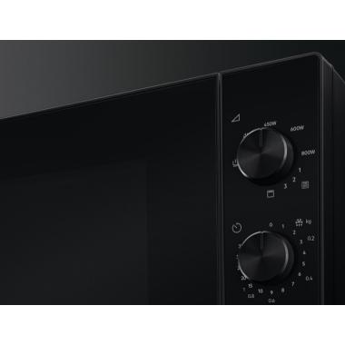 Electrolux Мікрохвильова піч 20л, мех. керування, 800Вт, гриль, чорний