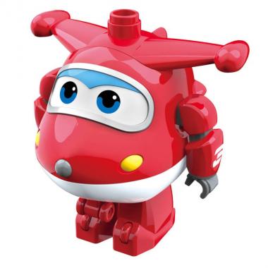 Super Wings Ігрова фігурка-трансформер Medium Blocks High Value Figure Jett, Джетт