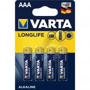 VARTA LONGLIFE AAA BLI 4 ALKALINE