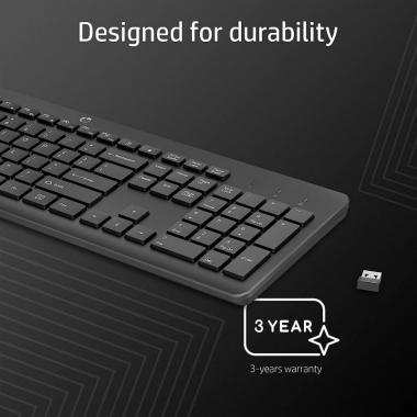 HP Клавіатура 230 WL black