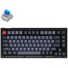 Keychron Клавиатура V1 84 Key QMK Gateron G PRO Blue Hot-Swap RGB Knob Frosted Black