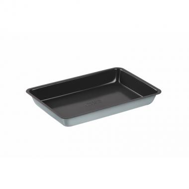 ARDESTO Форма для випічки Tasty baking прямокутна, 28.5x19.5x3.5 см, сірий, голубий