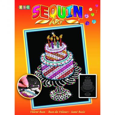 Sequin Art Набір для творчості ORANGE Святковий торт