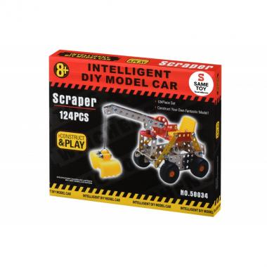 Same Toy Конструктор металлический - Скрепер (124 эл.)