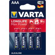 VARTA LONGLIFE MAX POWER AAA BLI 4 ALKALINE