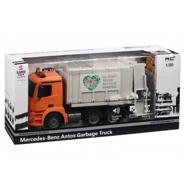 Same Toy Машинка на р/к Сміттєвоз Mercedes-Benz 1:20