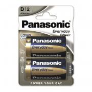 Panasonic Battery EVERYDAY POWER Alkaline D(LR20) blister, 2 pcs.