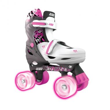 NEON COMBO CYBER SKATES (3-6/34-37) - NT31 (Pink)