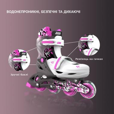 NEON COMBO CYBER SKATES (3-6/34-37) - NT31 (Pink)