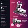 NEON COMBO CYBER SKATES (3-6/34-37) - NT31 (Pink)