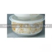 ARDESTO Салатник з кришкою Sunny day, 14 см, порцеляна