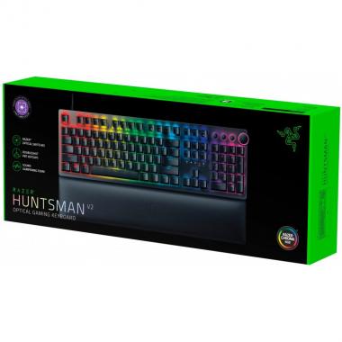 Razer Клавіатура ігрова Huntsman V2 Purple Switch USB RU Black