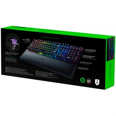 Razer Клавіатура ігрова Huntsman V2 Purple Switch USB RU Black