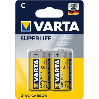 VARTA SUPERLIFE C BLI 2 ZINC-CARBON