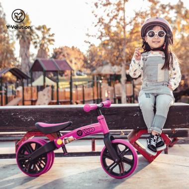 YVolution Біговел YVelo Junior Рожевий