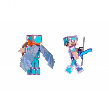 Minecraft Колекційна фігурка Steve & Alex, набір 2 шт.