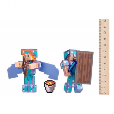 Minecraft Колекційна фігурка Steve & Alex, набір 2 шт.
