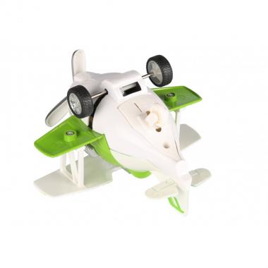 Same Toy Самолет металлический инерционный Aircraft со светом и музыкой (зеленый)