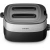 Philips Тостер Daily Collection, 830Вт, пластик, крышка от пыли, черный
