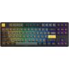 Akko Keyboard 5087B Plus Black & Gold CS Silver Switches RGB