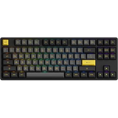 Akko Keyboard 5087B Plus Black & Gold CS Silver Switches RGB
