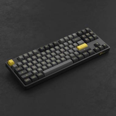 Akko Keyboard 5087B Plus Black & Gold CS Silver Switches RGB