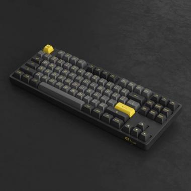 Akko Keyboard 5087B Plus Black & Gold CS Silver Switches RGB