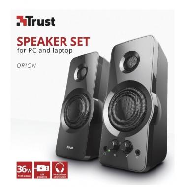Trust SPEAKER 2.0 Orion USB Black