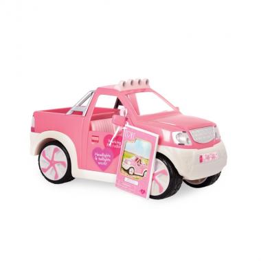 LORI Doll Vehicle Set - Pink truck with FM radio