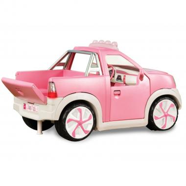 LORI Doll Vehicle Set - Pink truck with FM radio