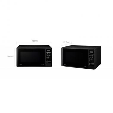 LG Microwave oven, 20L, electronic control, 700W, display, black