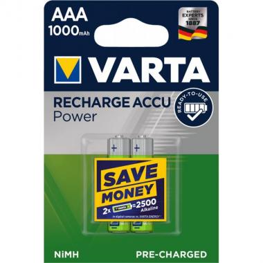 VARTA Акумулятор NI-MH Power AAA 1000 мАг, 2 шт.