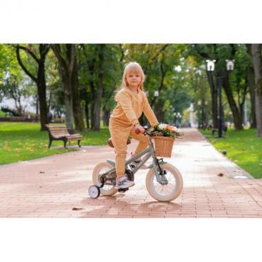 Miqilong Дитячий велосипед RM Бежевий 12