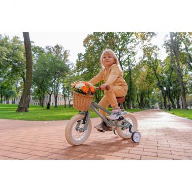 Miqilong Дитячий велосипед RM Бежевий 12