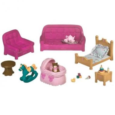 Li`l Woodzeez Play set Living Room & Nursery