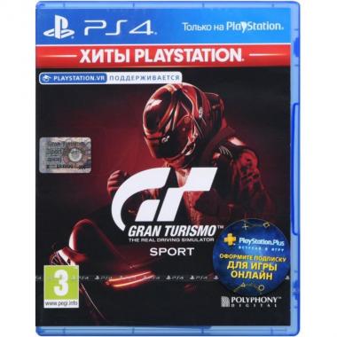 Games Software Gran Turismo Sport (підтримка VR) (Хіти PlayStation) [Blu-ray диск] (PS4)
