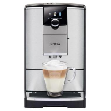 Nivona Coffee machine CafeRomatica, 2,2L, auto capuchino maker, auto recipe-5, black-silver