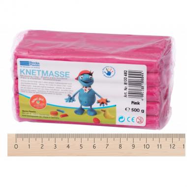 Becks Plastilin Set of modeling clay 500g. Pink