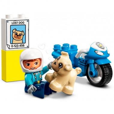 LEGO Конструктор DUPLO Town Поліцейський мотоцикл 10967