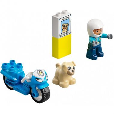 LEGO Конструктор DUPLO Town Поліцейський мотоцикл 10967