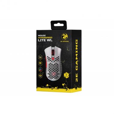 2E Gaming Mouse HyperSpeed Lite WL, RGB Retro White