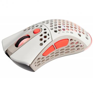 2E Gaming Mouse HyperSpeed Lite WL, RGB Retro White
