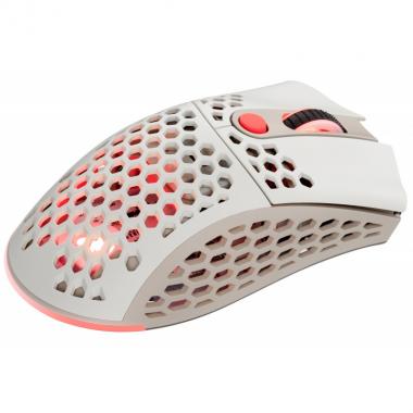 2E Gaming Mouse HyperSpeed Lite WL, RGB Retro White