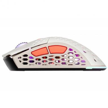 2E Gaming Mouse HyperSpeed Lite WL, RGB Retro White