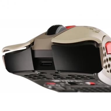 2E Gaming Mouse HyperSpeed Lite WL, RGB Retro White